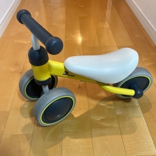 【中古】D-BIKE MINI イエロー 子供 三輪車