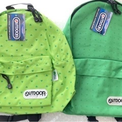 新品未使用　OUTDOOR 親子リュック　グリーン