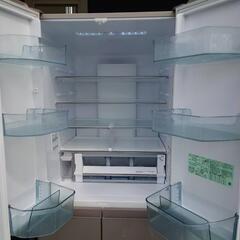 ☆【日立】6ドア冷蔵庫 520L 2018年製［R-HW52J］[ガラストップ