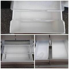 ☆【日立】6ドア冷蔵庫 520L 2018年製［R-HW52J］[ガラストップ