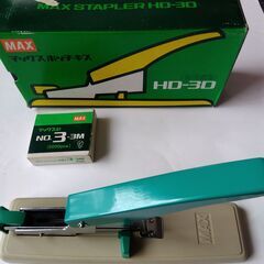 【新古品】ＭＡＸ ホッチキスHD-3D 多用型(針は6㎜・10m...