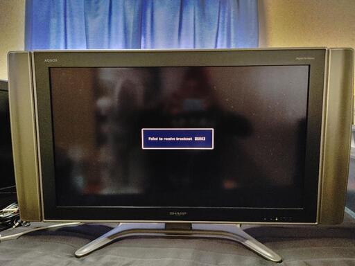 商品、引取完了済み。　SHARP LC-37GX2W