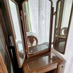 取引完了　ドレッサー　化粧台　三面鏡の画像