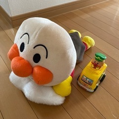 【0円】アンパンマン ぬいぐるみ ＆ アンパンマン バス