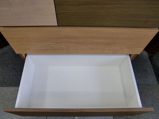 ☆4段チェスト タンス 幅799mm 奥行422mm 高さ1000mm たんす 衣類収納 NITORI KAREN3 80LC ニトリ