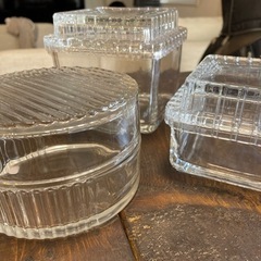 ガラス容器　ほぼ未使用ですの画像
