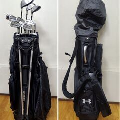 アスリート向け！Titleistのクラブ及びアンダーアーマーキャディバッグセットの画像