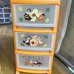 チップとデール 衣装ケース キャスター付