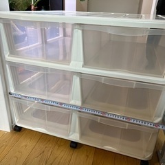 収納ケース 衣装ケース 3段チェストの画像