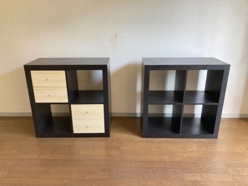 2個セット IKEA KALLAX カラックス シェルフユニット 本棚 収納