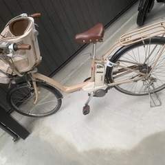 【取引先決定】電動ブリヂストン自転車　子乗せ