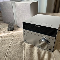 SONY ミニコンポ　ホワイト