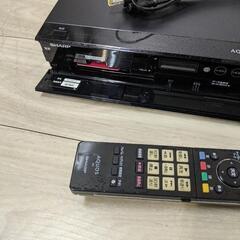 シャープ/SHARP/AQUOS HDD/BDレコーダーBD-W570 リモコン付 2番組同時