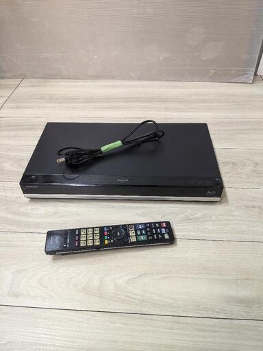 シャープ/SHARP/AQUOS　HDD/BDレコーダーBD-Ｗ570　リモコン付　2番組同時録画500GB 2015年製