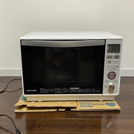 シャープ オーブンレンジ 過熱水蒸気 23L 1段調理 ホワイト RE-SS8X-W