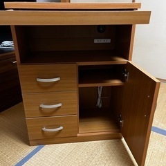 電話台 収納ラックの画像