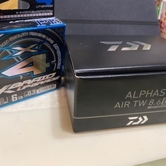 ダイワ DAIWA 20 アルファス Air TW8.6 L と XBraid upgrade 4x(6lb, 0.3号)PE