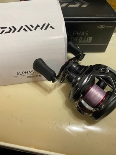 ダイワ DAIWA 20 アルファス Air TW8.6 L と XBraid upgrade 4x(6lb, 0.3号)PE