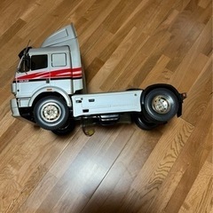 タミヤRC14/1 メルセデスベンツ1838LSとフラットベッドトレーラーの画像