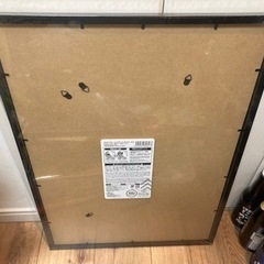 ダイソー ポスターフレーム A2 ブラック 新品 未開封 42cm × 59.4cmの画像