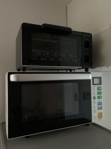 【値引き可】新生活家電2点セット（電子レンジ、トースター）