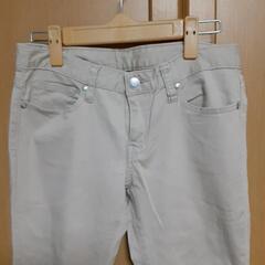 【中古】guレディースチノパンベージュ64