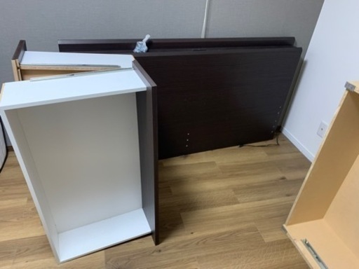 引き出し付 クイーンベッド フレームのみ ニトリ 解体済み
