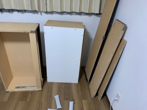 引き出し付 クイーンベッド フレームのみ ニトリ 解体済み