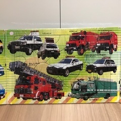 パズル はたらく車3枚つづり　2〜6才向け　15〜24ピースの画像