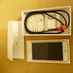 iPhone6＊ゴールド（ソフトバンク)＊外箱・イヤフォン付
