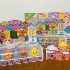 美品　のっけてポン！アンパンマンのアイスちょうだい！！