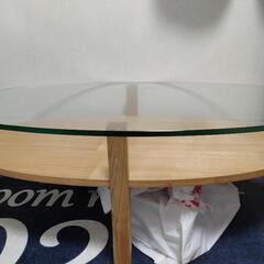 ガラスローテーブル　