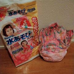 ★女のコ用水遊び用紙おむつＬサイズ・3枚★