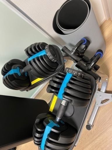 ダンベル調整可能(〜24kg)リクライニングチェア