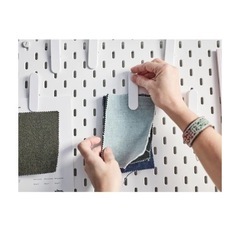 【新品未使用品】ＩＫＥＡ/イケア　SKADIS/スコーディス　クリップ2個セット　ホワイトの画像