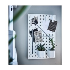 【新品未使用品】ＩＫＥＡ/イケア　SKADIS/スコーディス　クリップ2個セット　ホワイトの画像