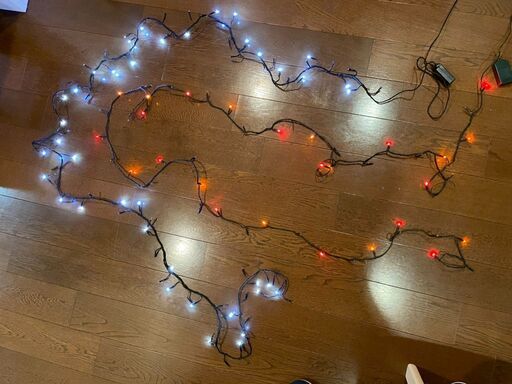 LEDクリスマスイルミネーション３～4m×2本セット