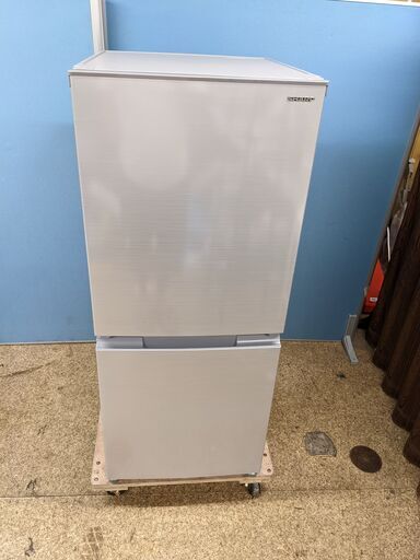 【美品】2021年製 SHARP ノンフロン冷凍冷蔵庫 152L SJ-D15G-S どっちもつけかえドア【高年式】
