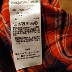 チェックシャツ　Mサイズ　レディースの画像