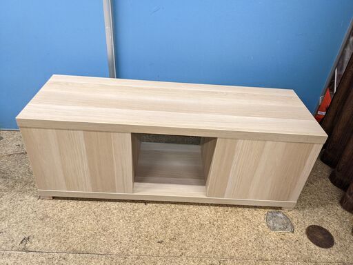☆IKEA テレビボード TV 収納 ホワイトステインオーク調