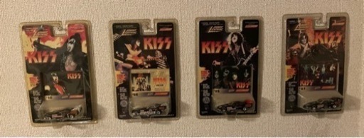 KISS  ミニカー付オブジェ　4個セット