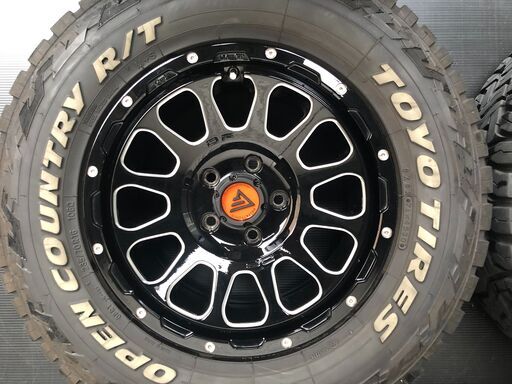 デリカD:5 DELTA FORCE ブラックマシニング 16×7.0J & TOYO オープンカントリー R/T 235/70R16