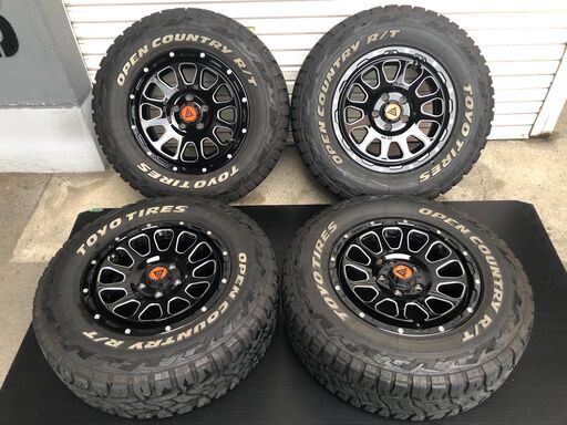 デリカD:5 DELTA FORCE ブラックマシニング 16×7.0J & TOYO オープンカントリー R/T 235/70R16