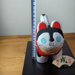 ［ご予約］ちりめん　犬張り子　大きいサイズ　縁起物　工芸品　お宮参の画像