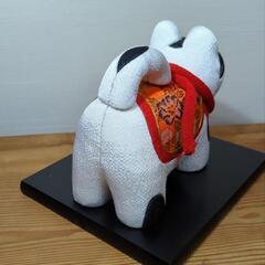 ［ご予約］ちりめん　犬張り子　大きいサイズ　縁起物　工芸品　お宮参の画像