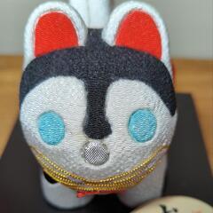 ［ご予約］ちりめん　犬張り子　大きいサイズ　縁起物　工芸品　お宮参の画像