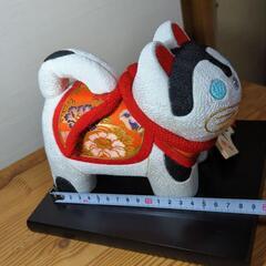 ［ご予約］ちりめん　犬張り子　大きいサイズ　縁起物　工芸品　お宮参の画像