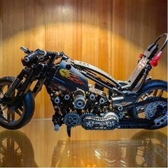 ミニバイク 鑑賞用 置物 オシャレ ブラック ノーブランドの画像