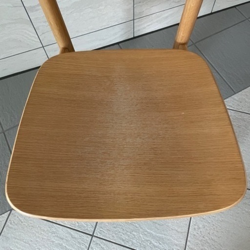 【最終値下げ】無印良品 ラウンドチェア・オーク材 2脚