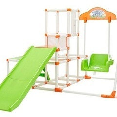 おりたたみ式すべり台付き室内ジャングルジムの画像